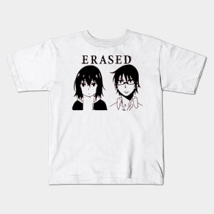 Erased Boku dake ga inai machi Kayo and Satoru Kids T-Shirt